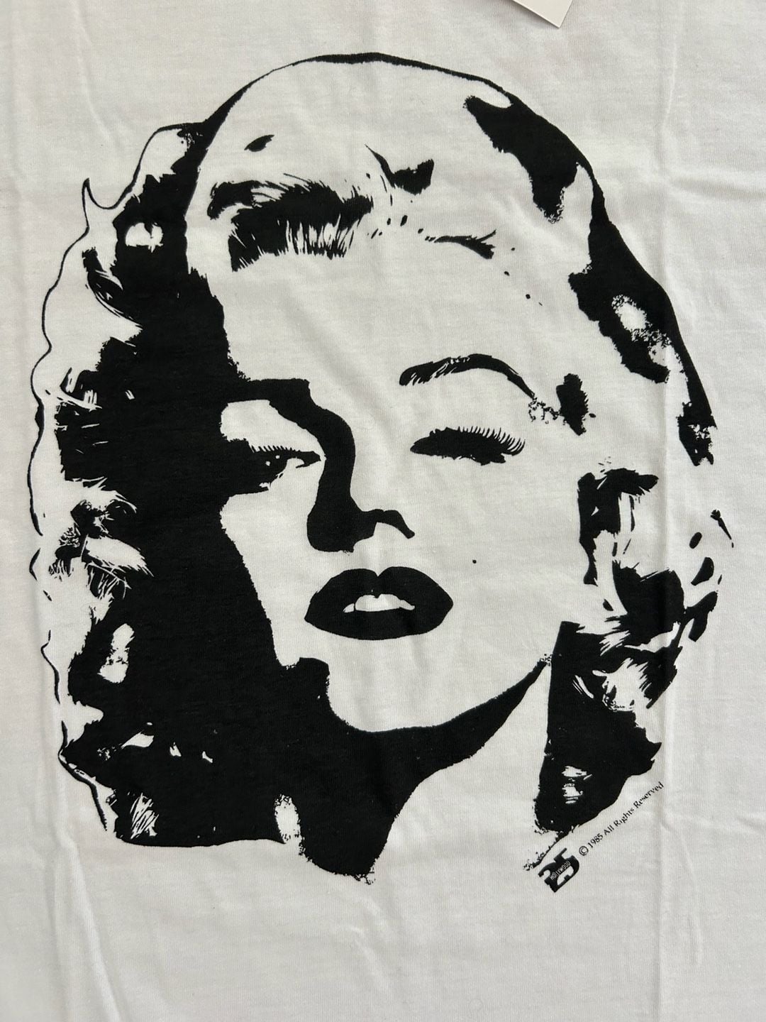 Hollywood 25 Marilyn Monroe Graphic T-Shirt Size L White NWT 3