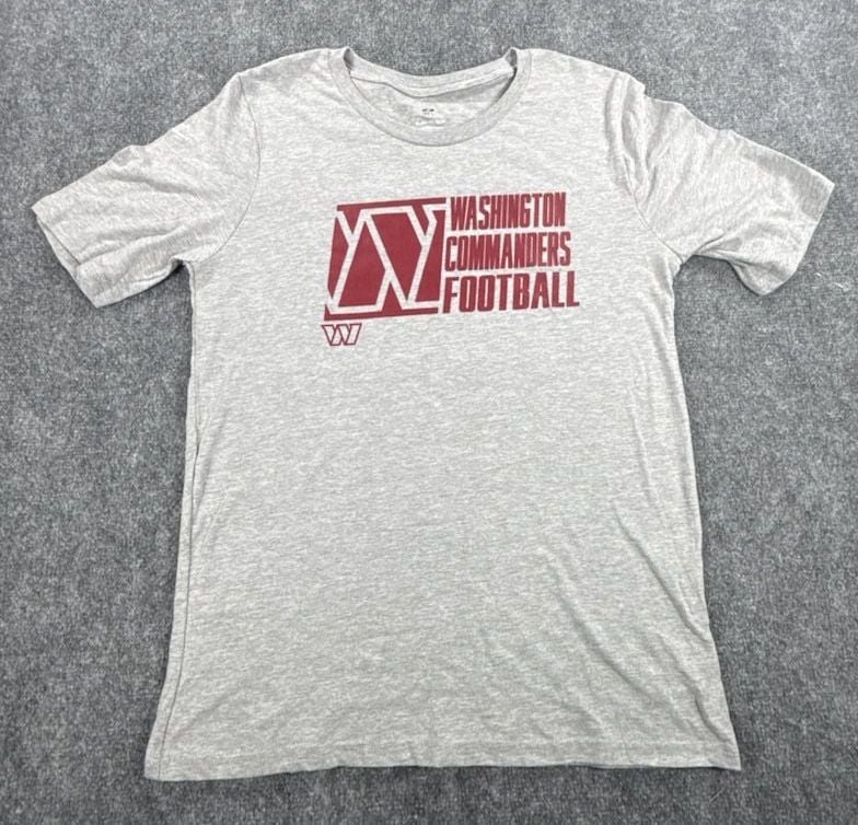 NFL Washington Commanders T-Shirt Youth Size XL 18/20 Gray - NWOT 2