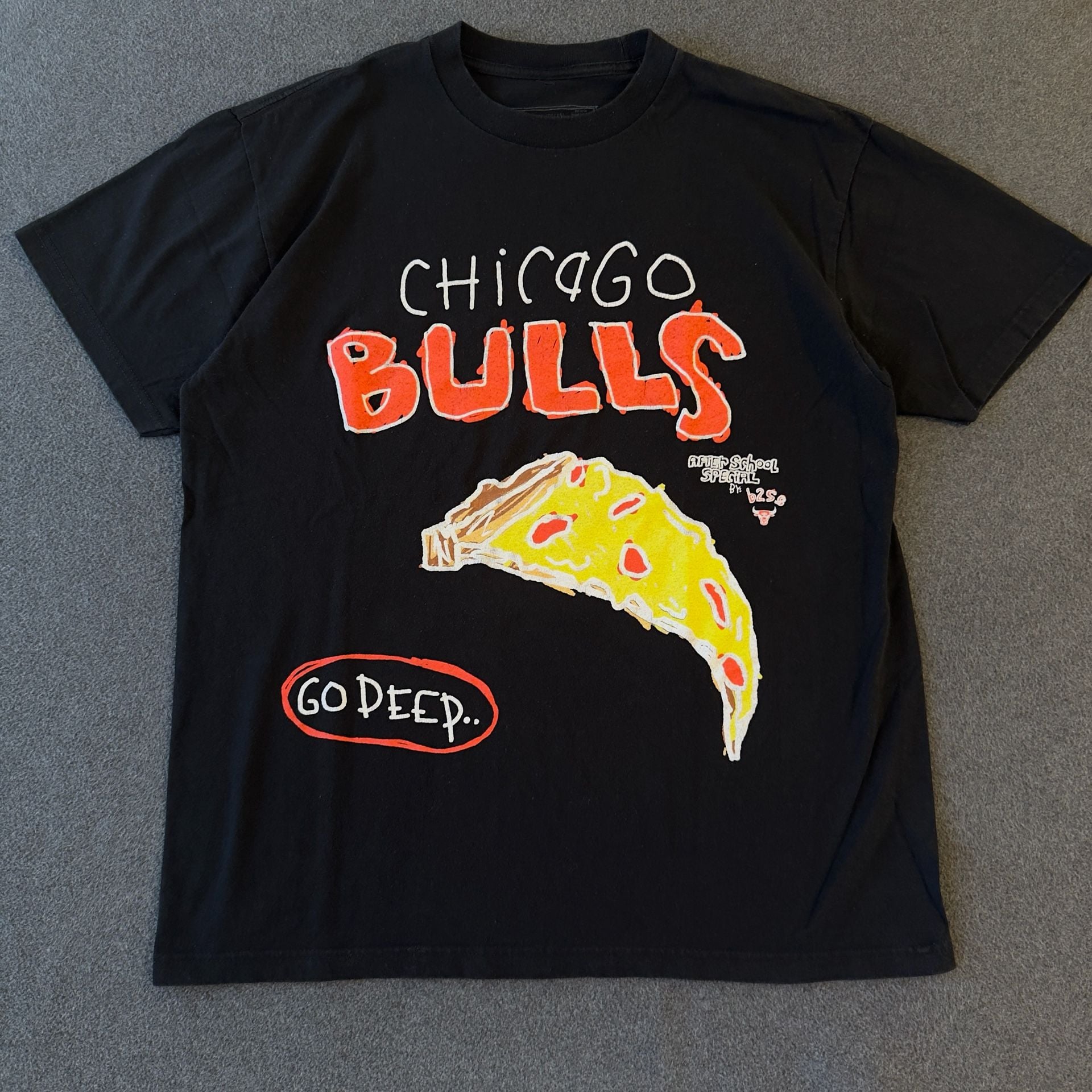 After School Special Chicago Bulls black Tshirt 2