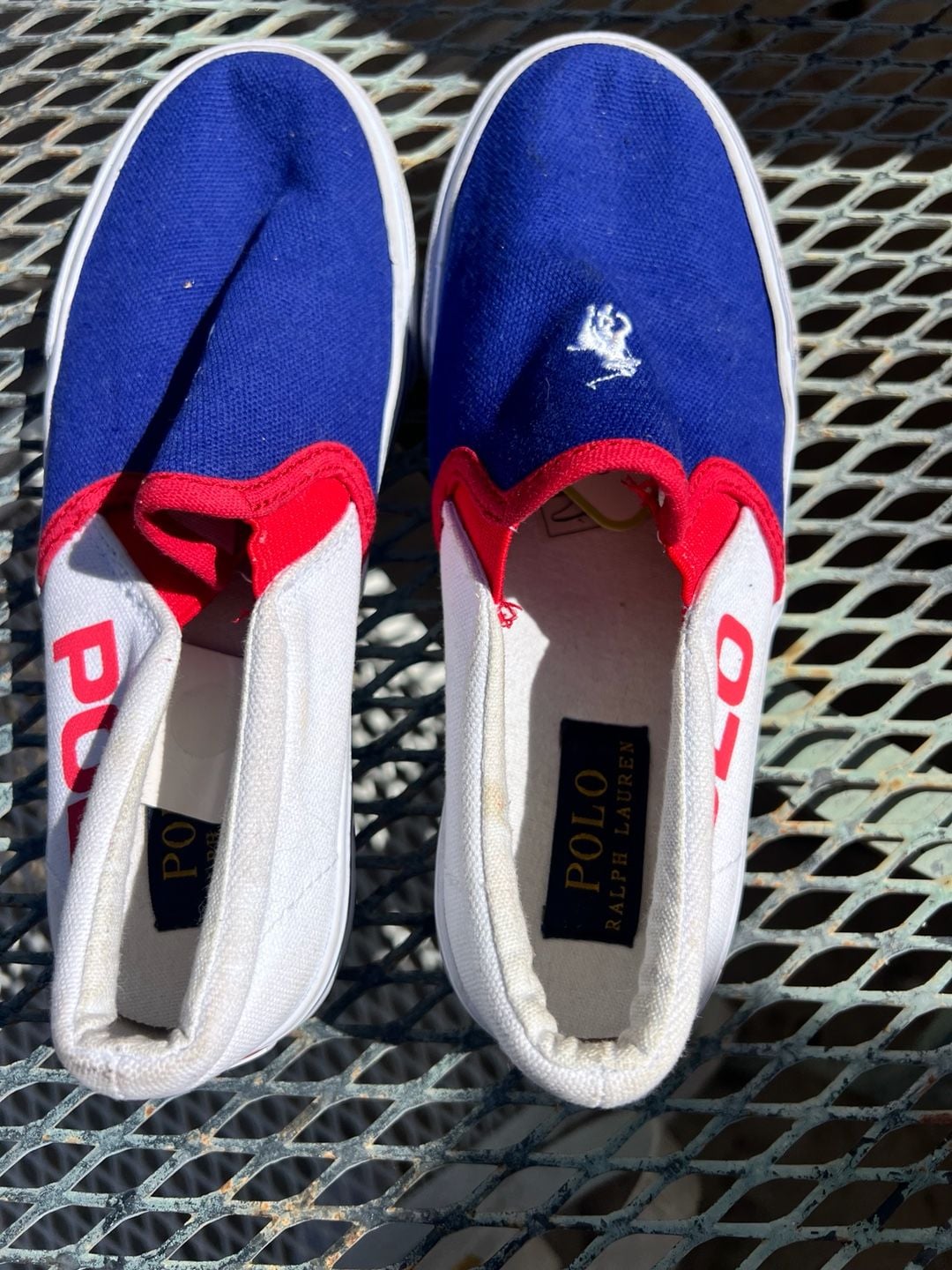 Polo Ralph Lauren Boys Slip On Shoe Size 2 2