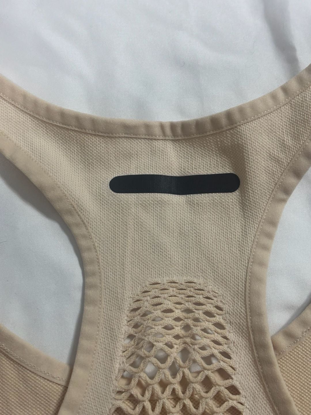 Adidas Primeknit Seamless Tank Top Size S Beige Athletic Workout 7