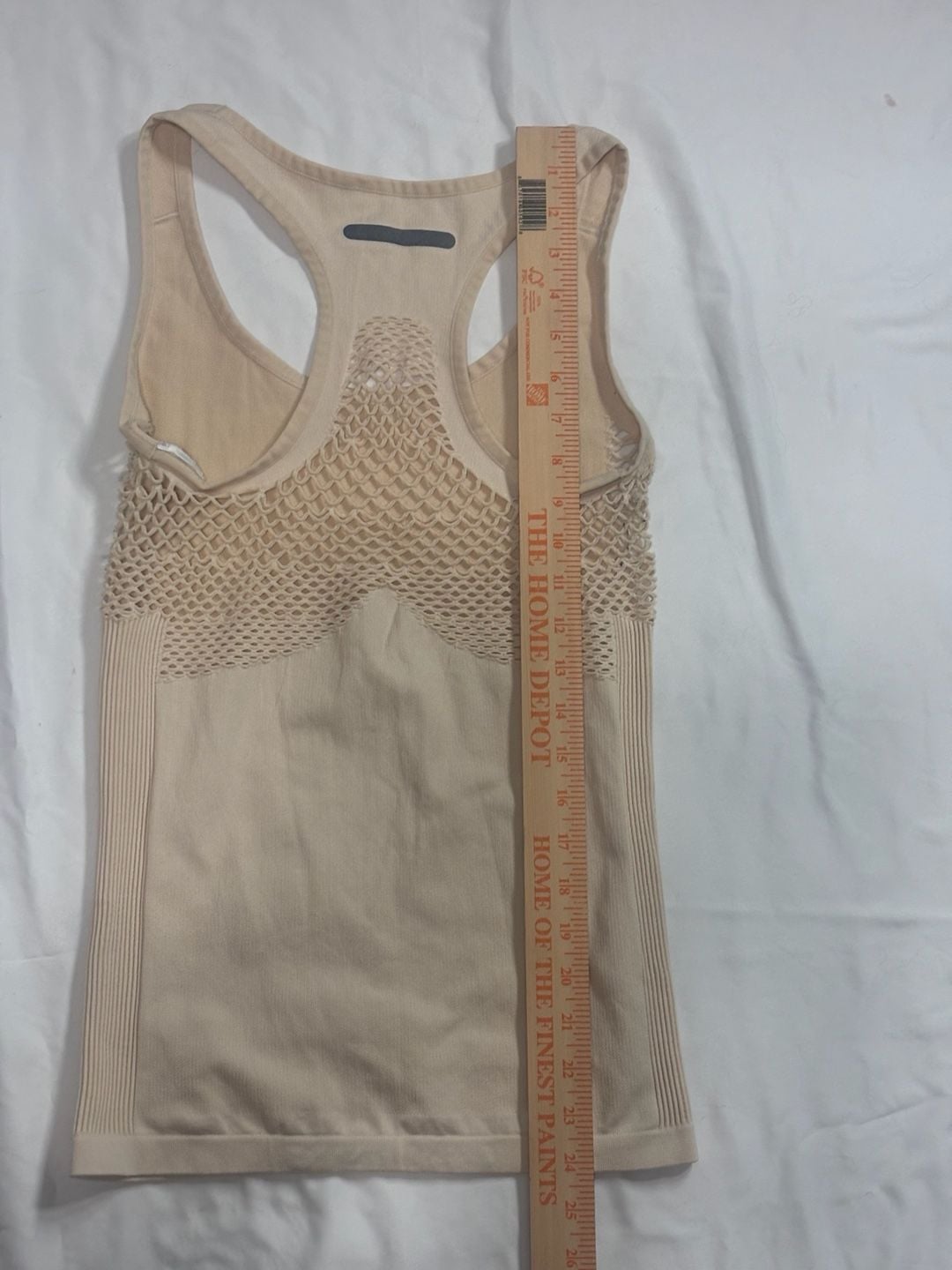 Adidas Primeknit Seamless Tank Top Size S Beige Athletic Workout 8