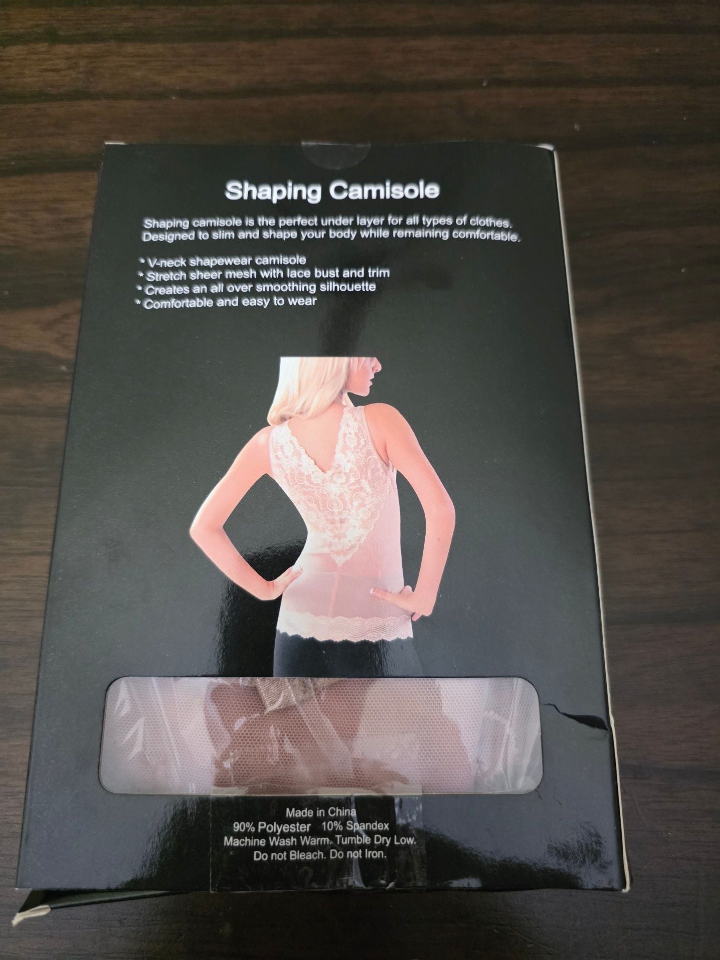 NWT Magic Curves Shaping Camisole Nude Lace Trim Shapewear Size 2XL 2