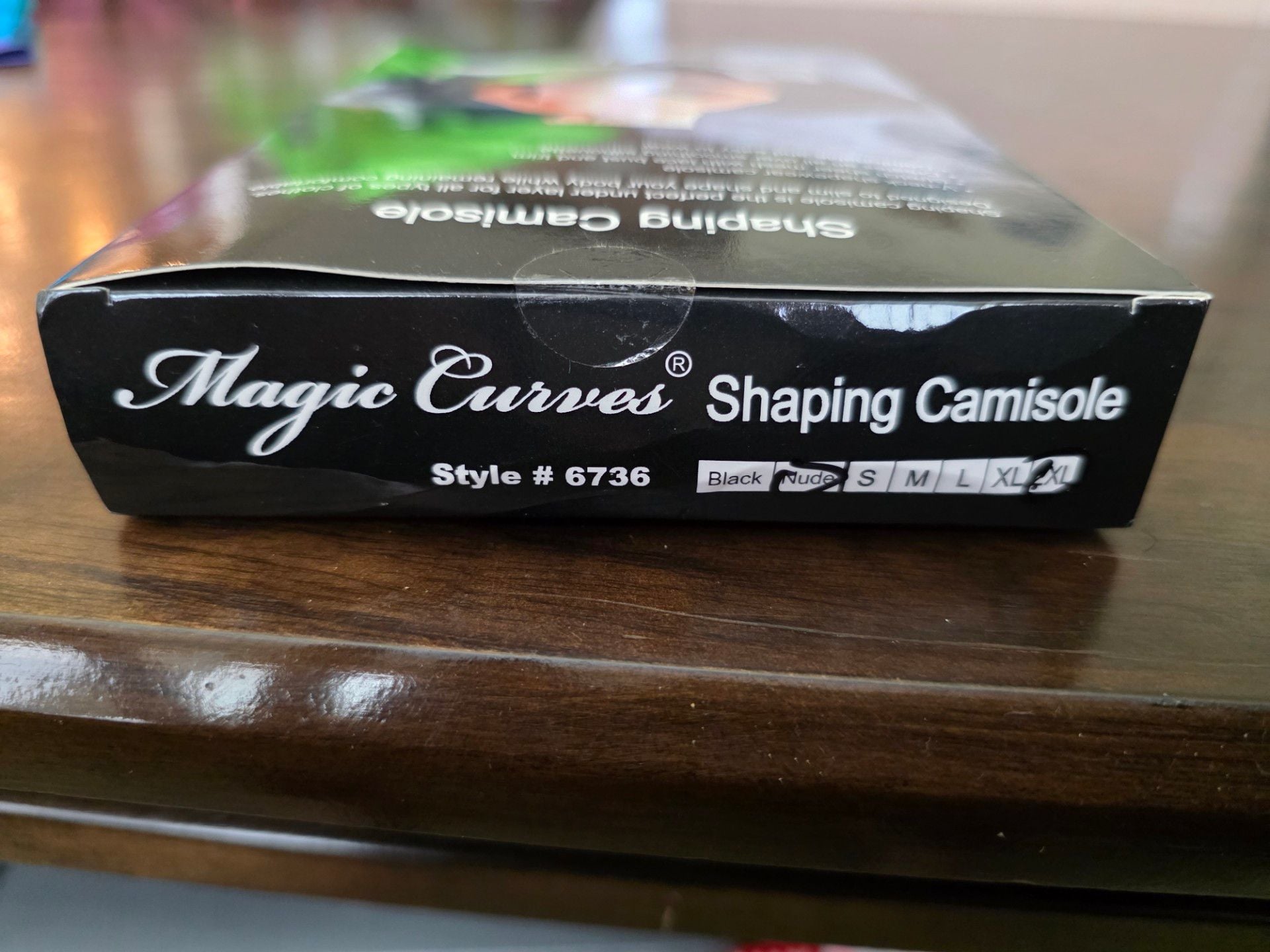 NWT Magic Curves Shaping Camisole Nude Lace Trim Shapewear Size 2XL 3