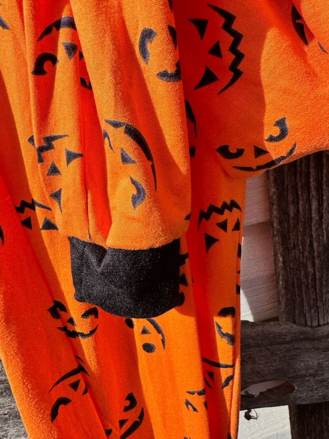 Bedtime Pillow Talk Lounge Pants Size S Orange Pumpkin Jack O Lantern 4