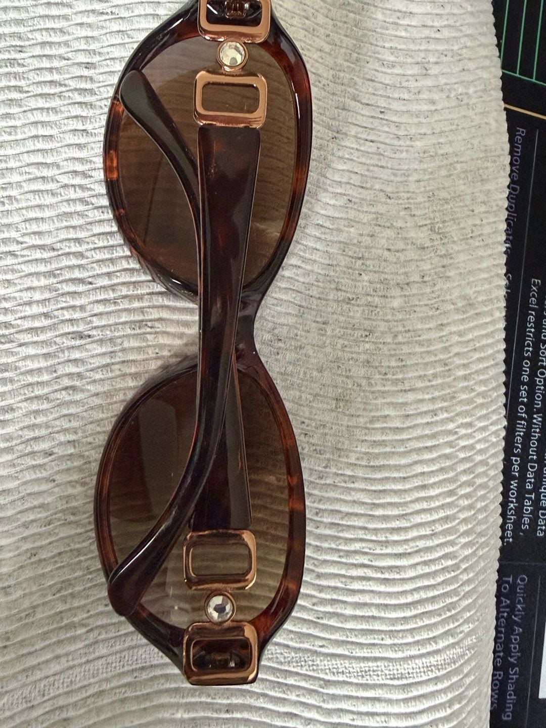Liz Claiborne Tortoise Shell Sunglasses Brown Bifocal 3