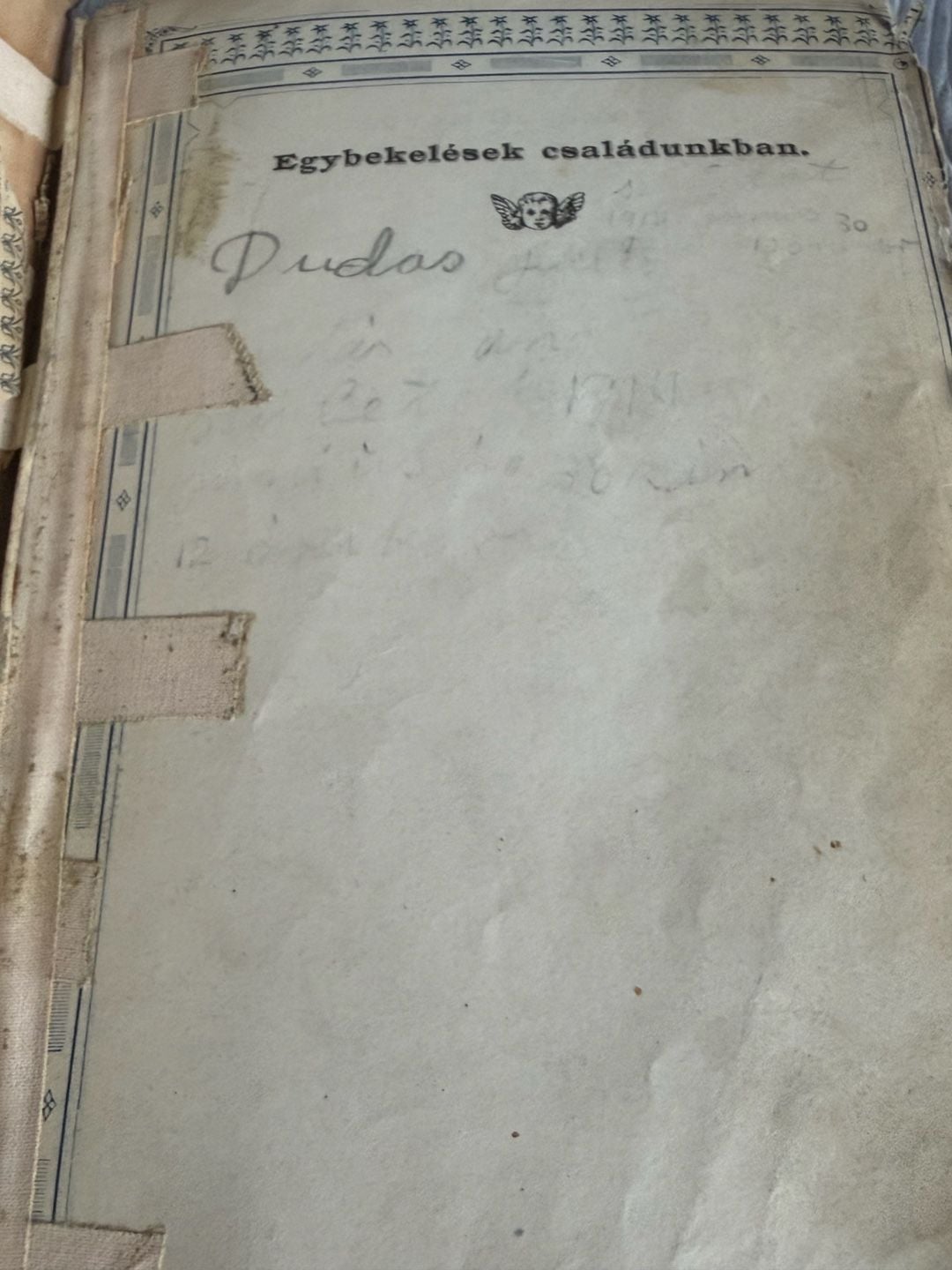 Antique Hungarian Christian Prayer Book Családi Emléknapok 5