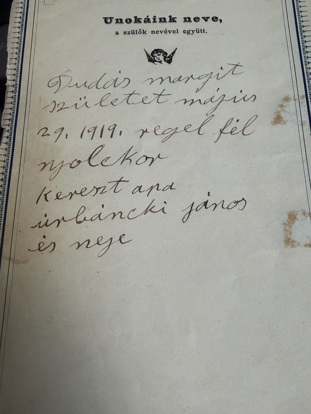Antique Hungarian Christian Prayer Book Családi Emléknapok 6
