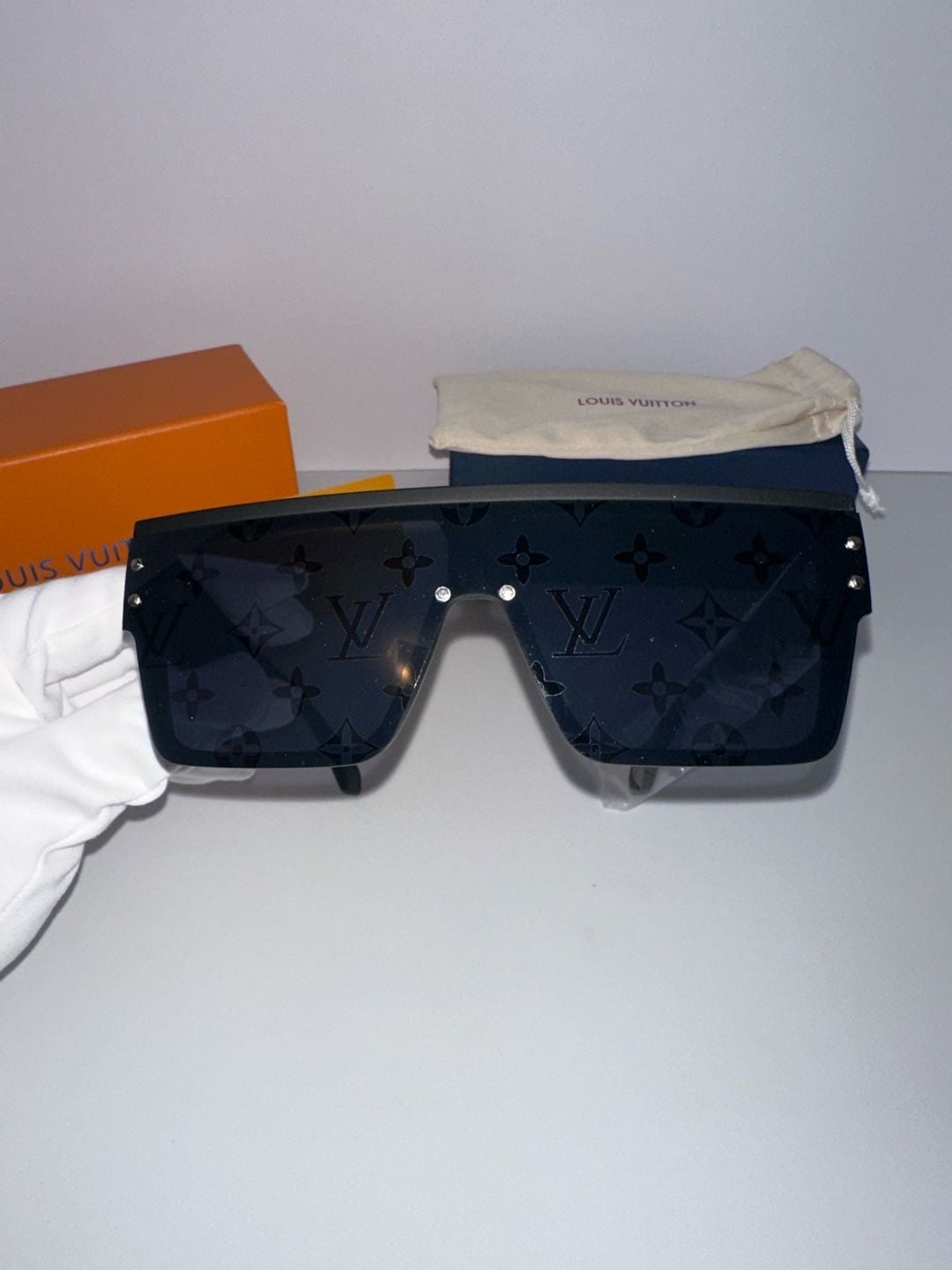 Louis Vuitton Waimea Sunglasses Size 58N Black 2