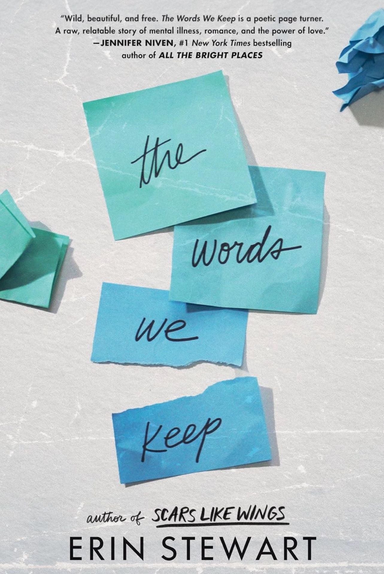 The Words We Keep By Erin Stewart Paperback Book 1