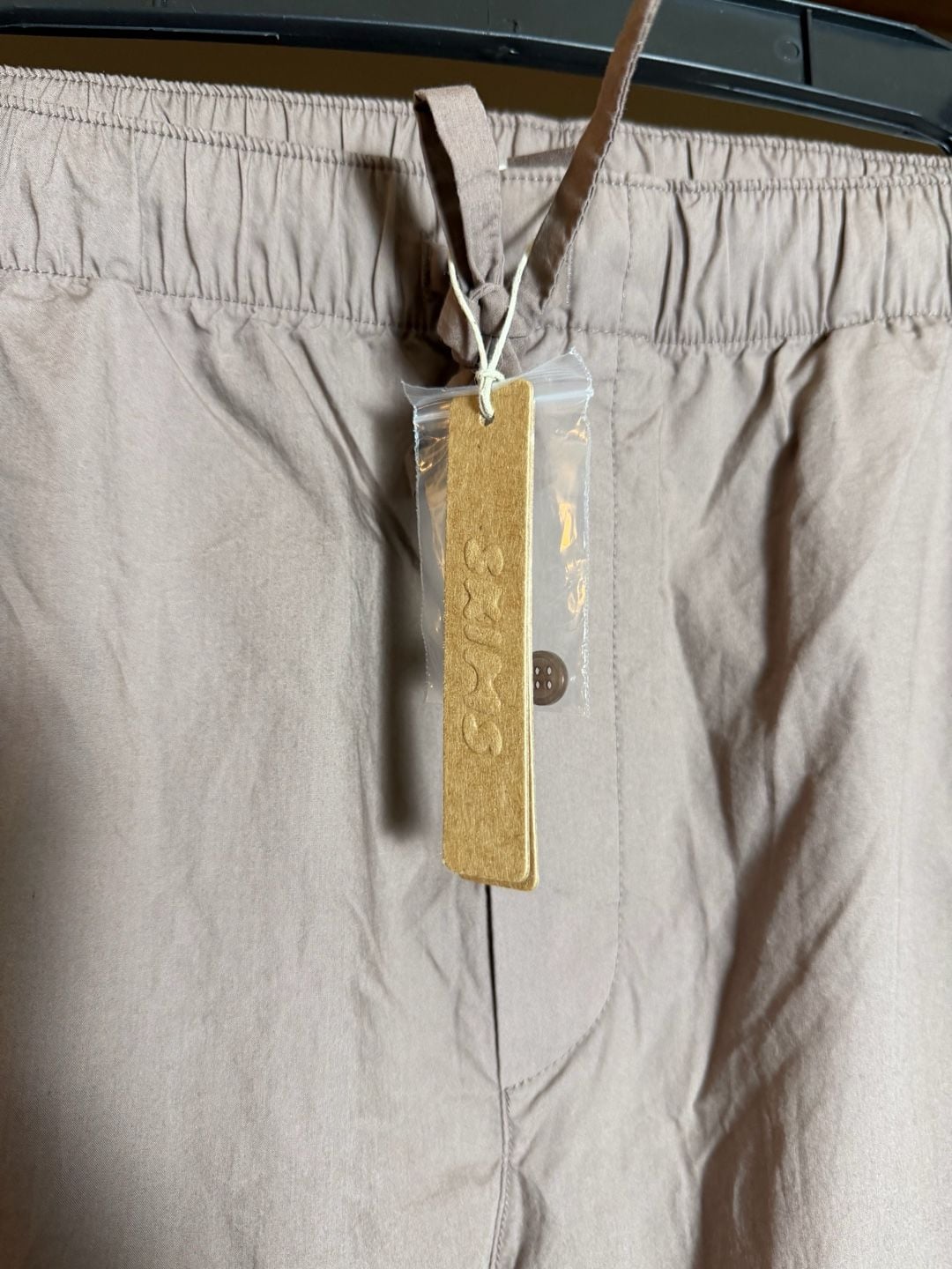 SKIMS Cotton Poplin Long Sleep Set Size XL Umber 8