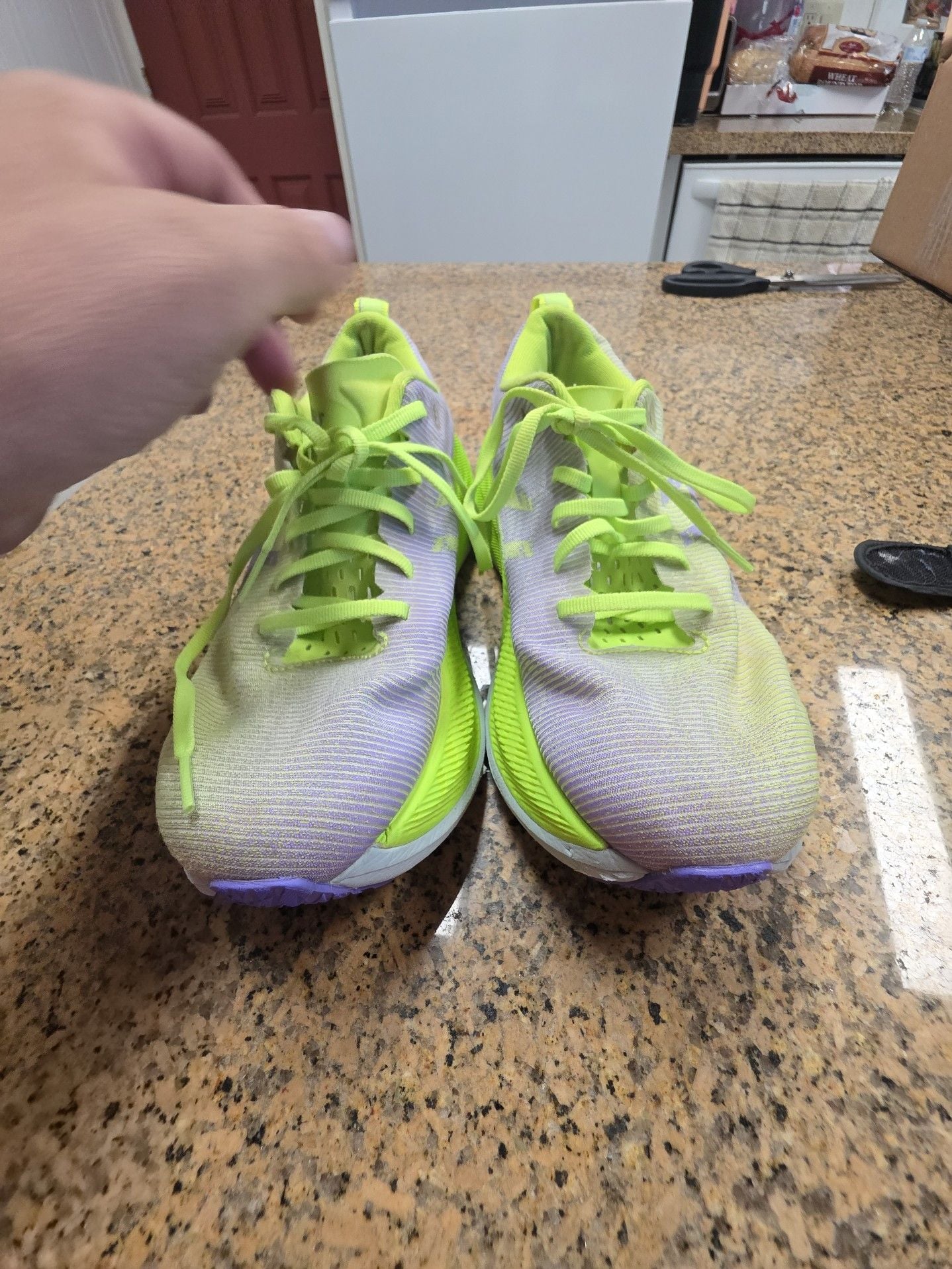 ASICS Superblast Size 4.5 Hazard Green Running Shoes 5