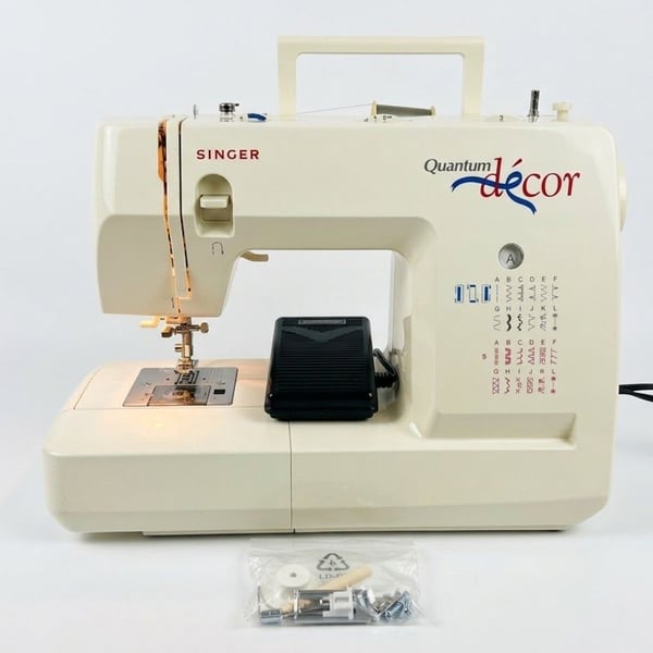 Singer Quantum Decor 7322 Sewing Machine Heavy Duty Mechanical TESTED W/ Pedal⁠