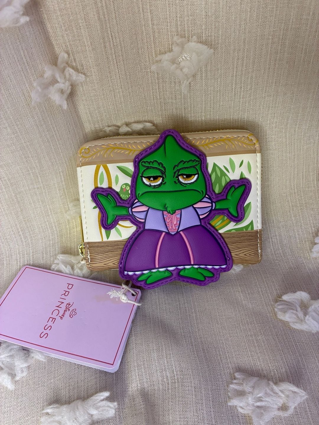 Loungefly Disney Tangled Pascal Dress Zip Wallet 1
