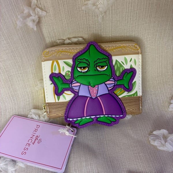 Loungefly Disney Tangled Pascal Dress Zip Wallet