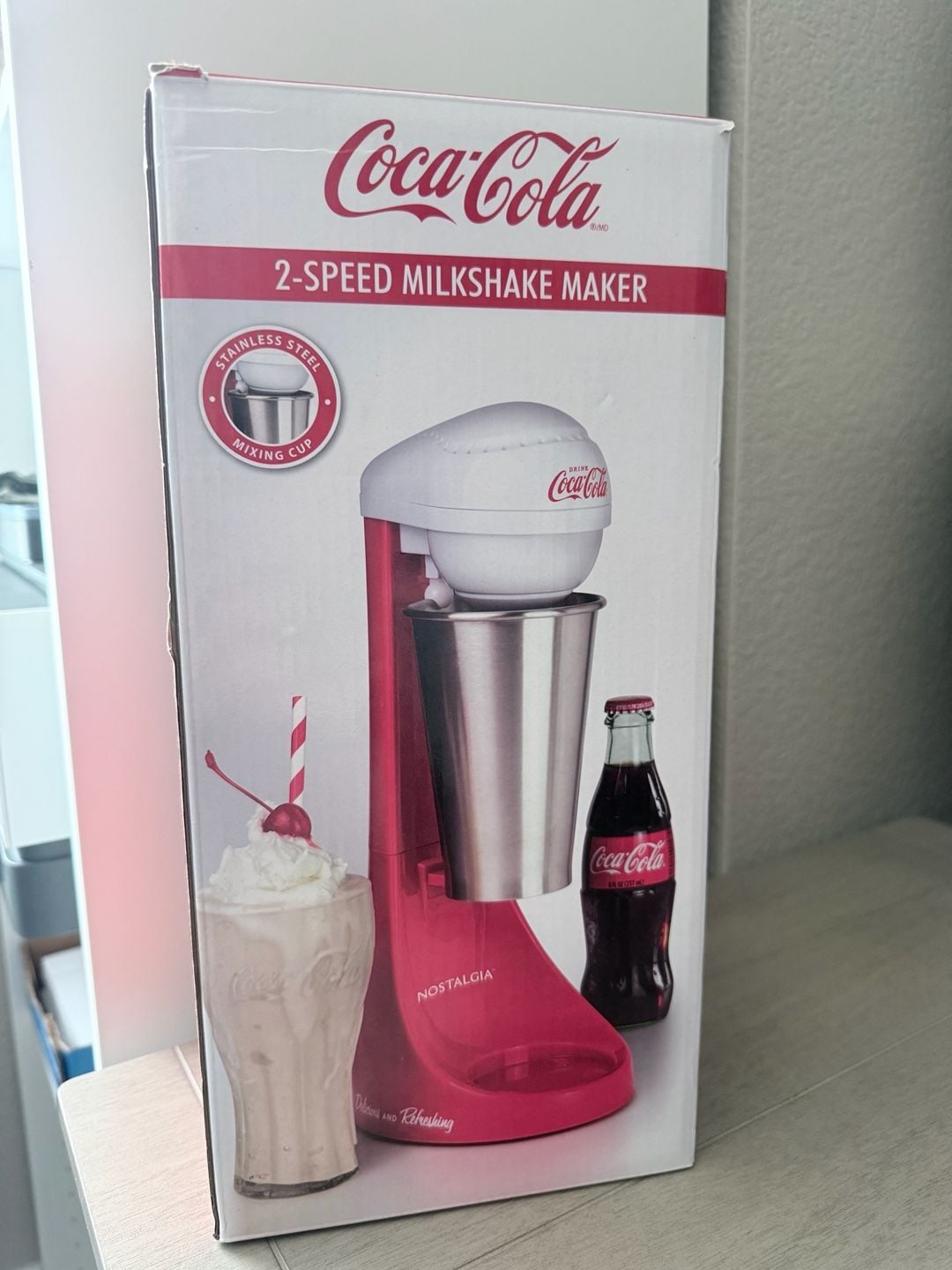 Coca-Cola Limited Edition 2 Speed Milkshake Maker By Nostalgia 1