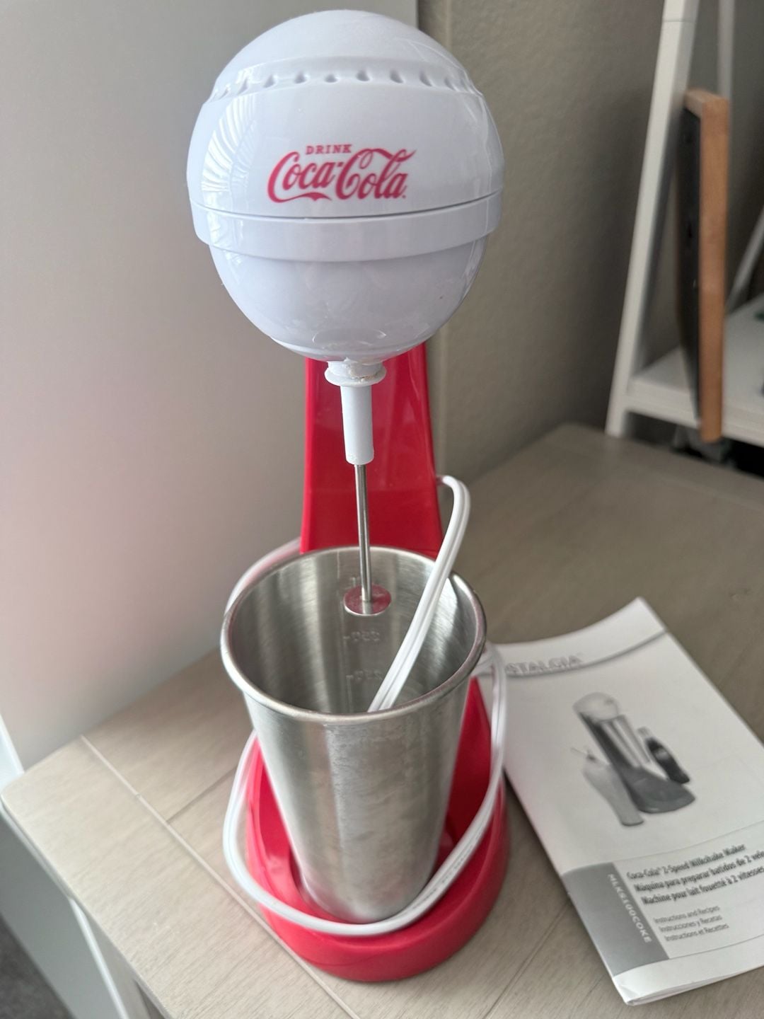 Coca-Cola Limited Edition 2 Speed Milkshake Maker By Nostalgia 4