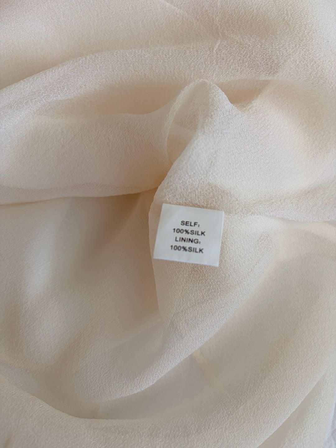 Saks Fifth Avenue Silk Cami Size M Ivory Slip Tank Top 6