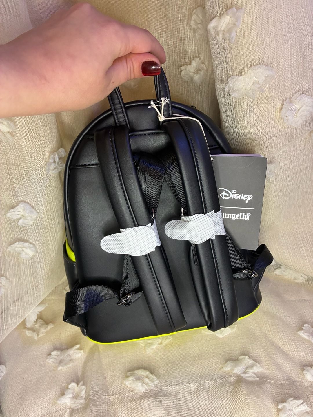 NWT Loungefly Disney Sleeping Beauty Maleficent Stained Glass Mini Backpack 2