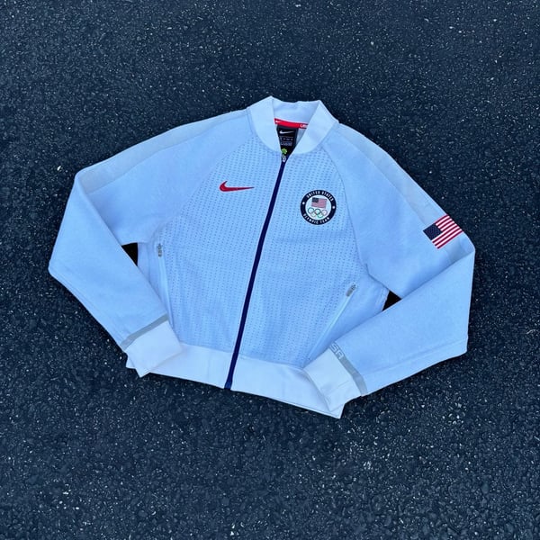 Nike United States Olympic Team Jacket Size XS White CK4626-100