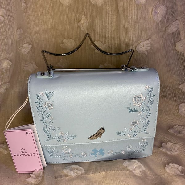 Loungefly Disney Cinderella Crown Handle Crossbody Bag