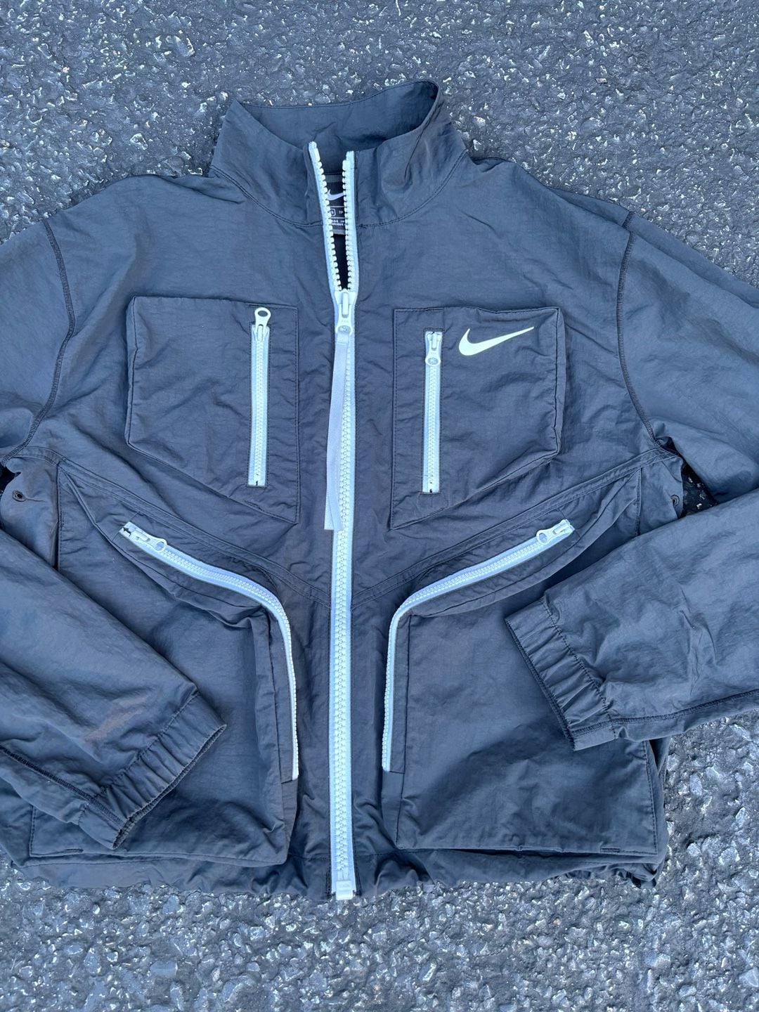 Nike Tech Pack Utility Jacket Size XS Black Windbreaker CU6036-010 3