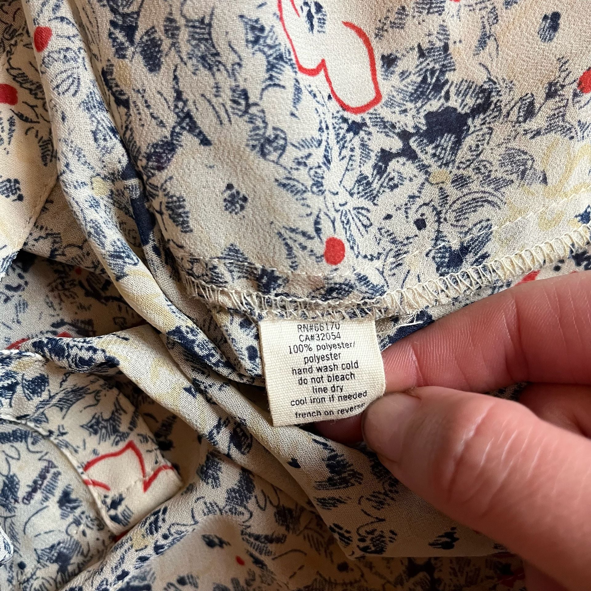 Pins And Needles Blouse Size S Floral Button-Up Long Sleeve Top 10