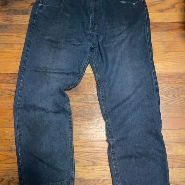 Enyce Denim Jeans Size 44/32 Dark Wash Loose Fit