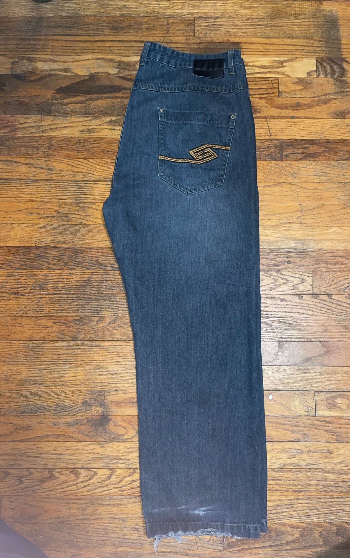 Enyce Denim Jeans Size 44/32 Dark Wash Loose Fit 7