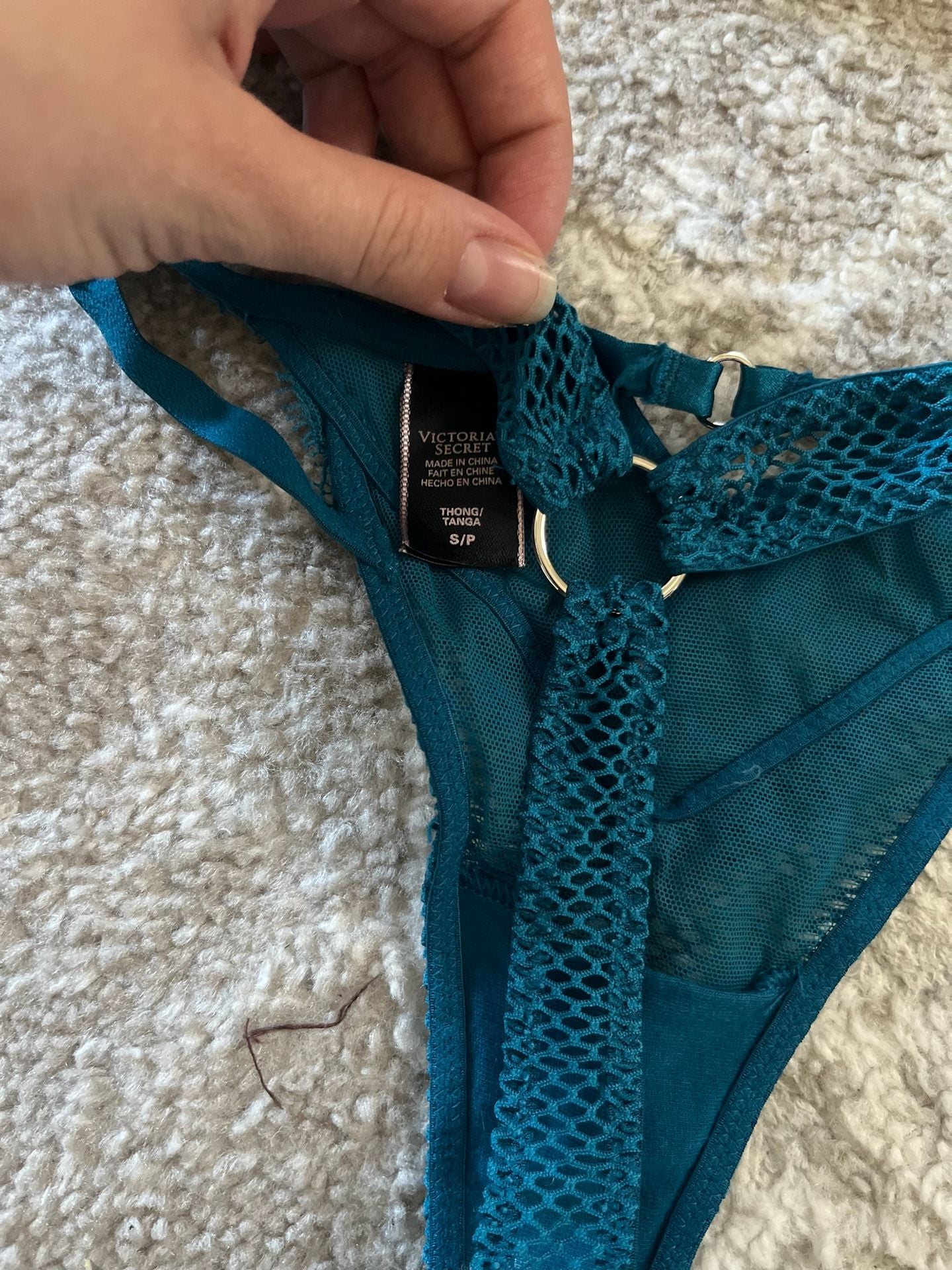 34B small Victoria's Secret Fashion bling bra set with panties 3