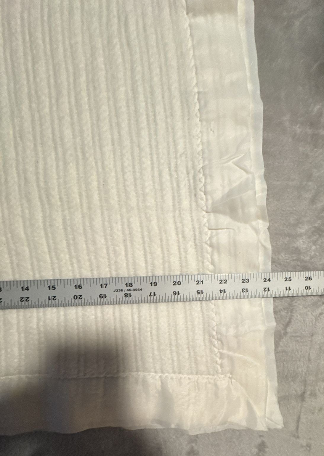 Beacon Manufacturing Company Vintage Baby Blanket White Satin Trim baby cottage core 5
