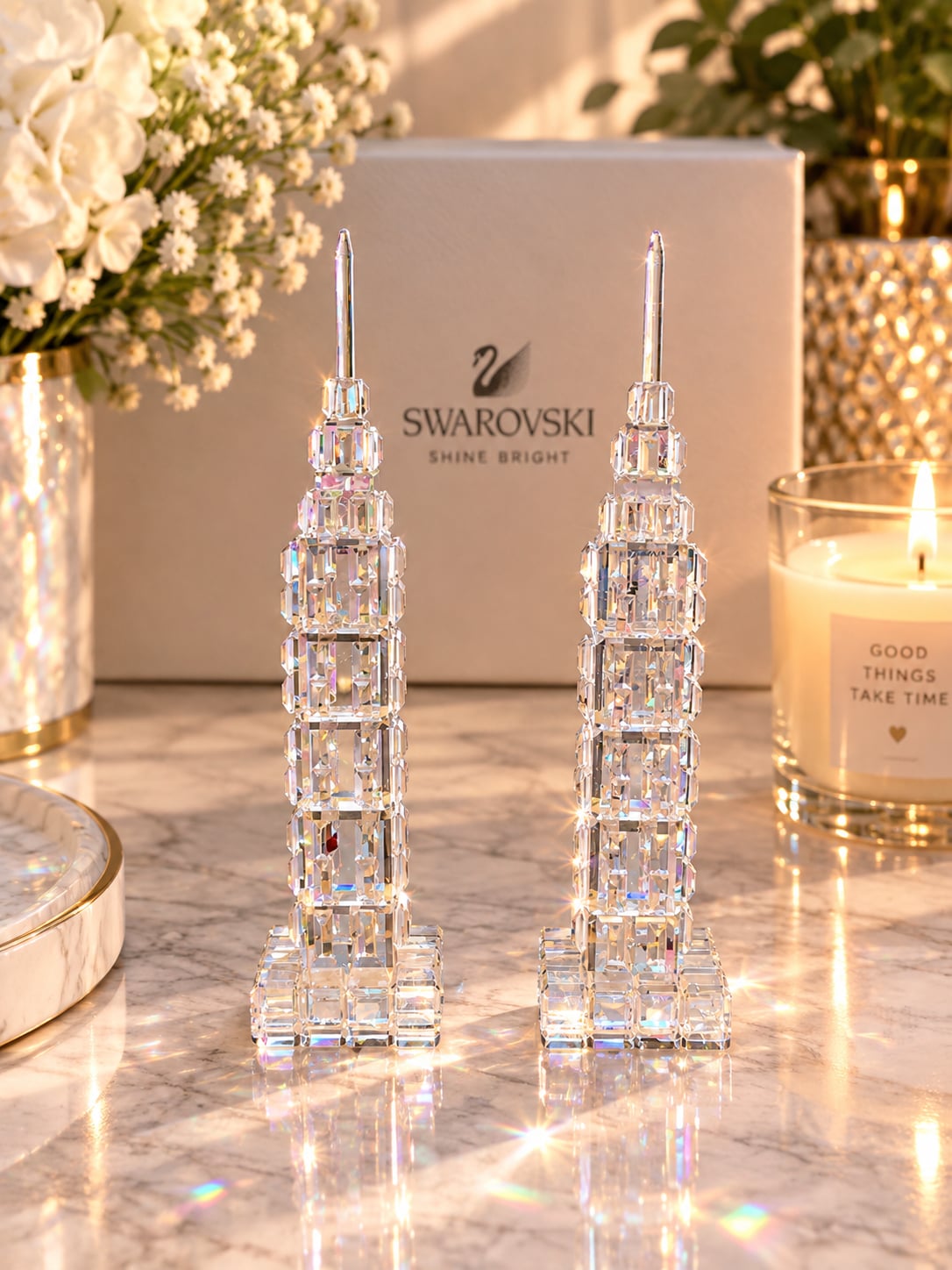 Swarovski Crystal Figurine Empire State Building 1