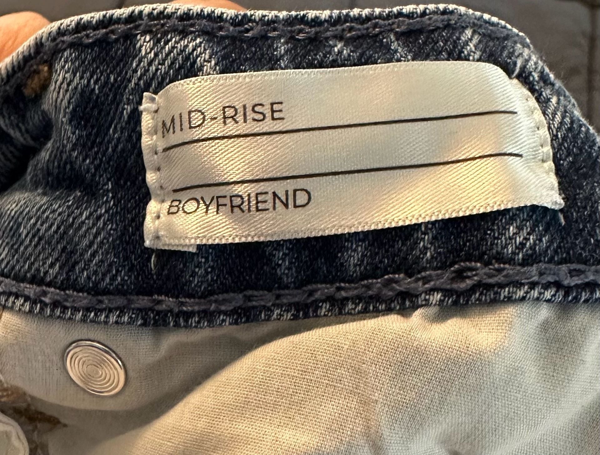 Lane Bryant Boyfriend Jeans Size 20 Mid-Rise Blue Denim 7