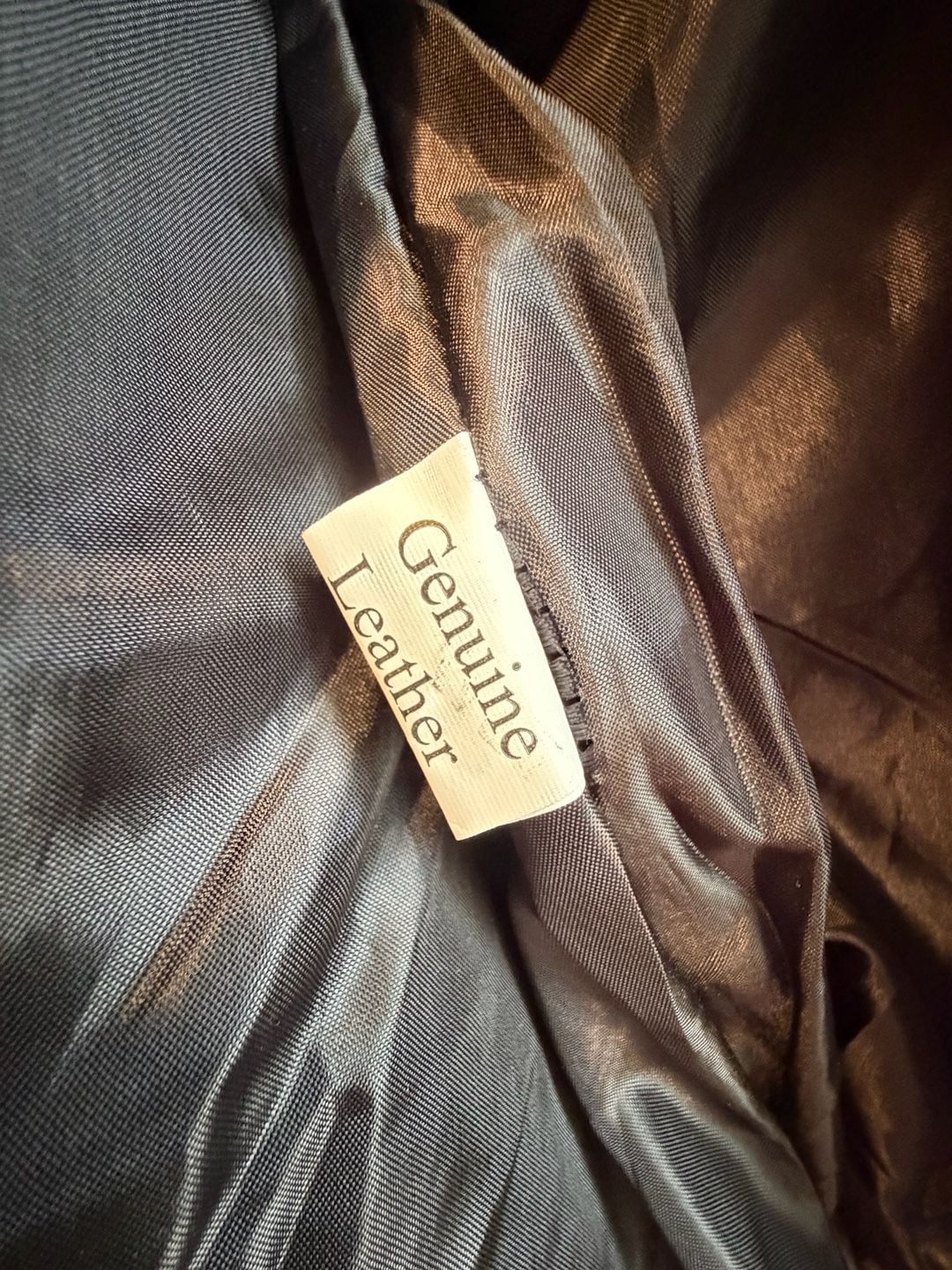 Vintage Patchwork Leather Bomber Jacket Size XXL Black 8