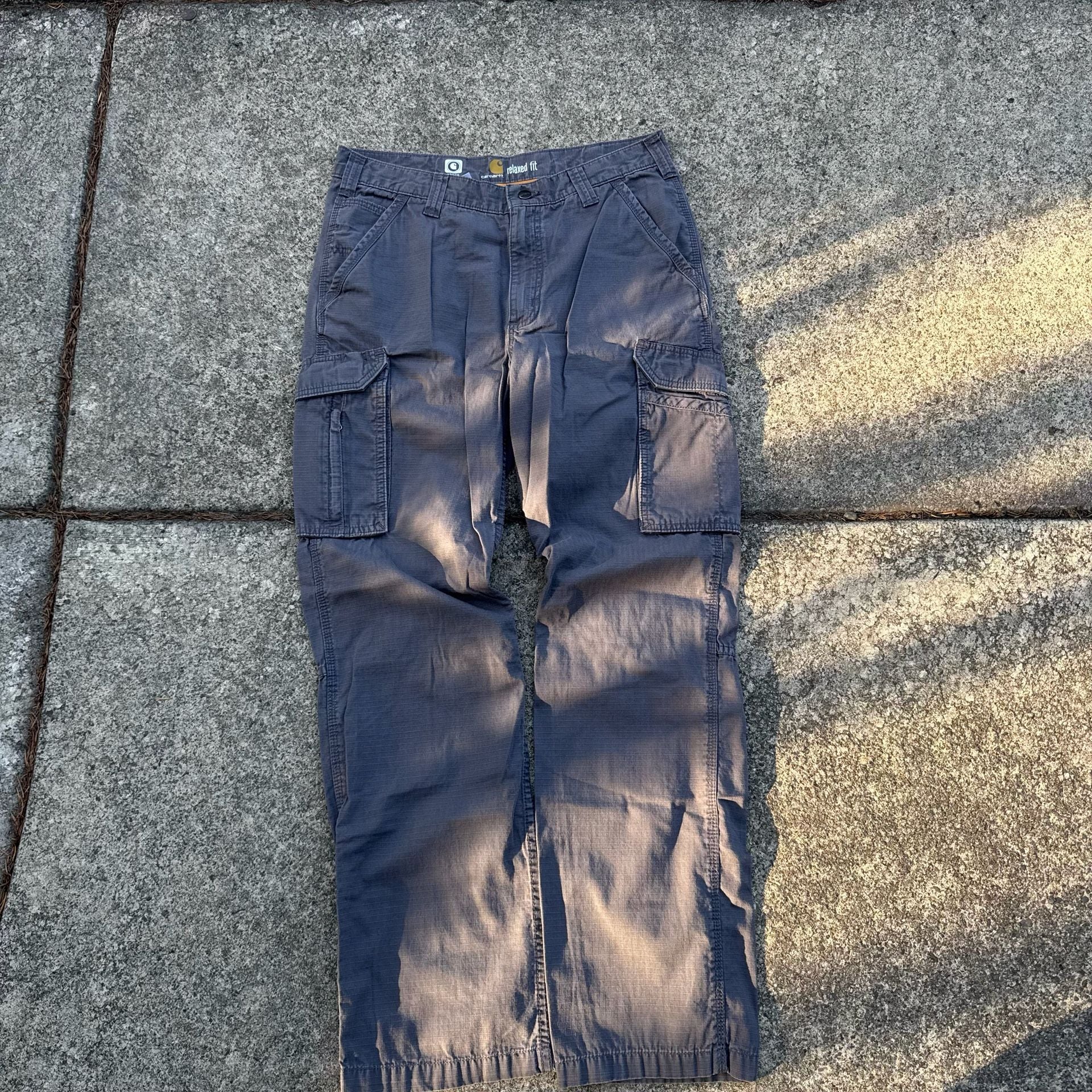 Carhartt Relaxed Fit Cargo Pants Blue 3