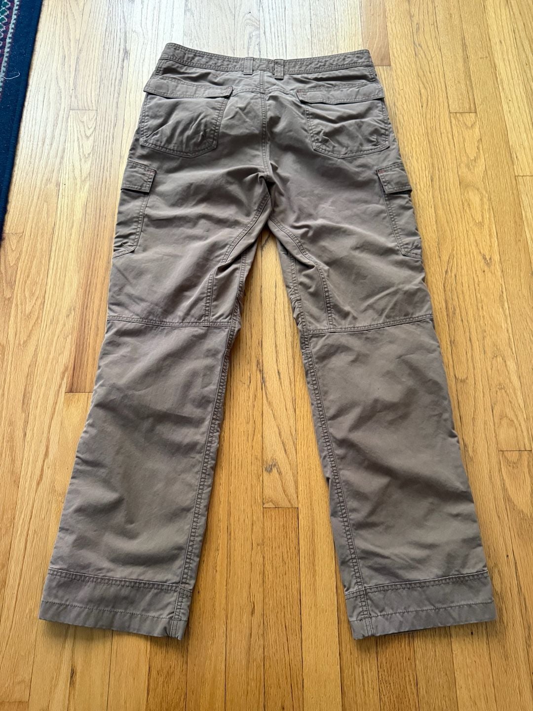 L.L. Bean Cargo Pants Size 38x34 Brown Cotton Nylon Hiking 8