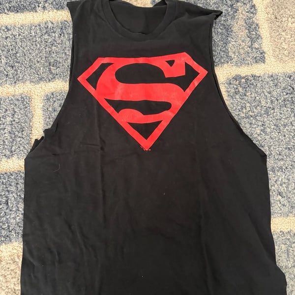 Superman DC Comics Hot Topic Men's Large Tank Top Shirt