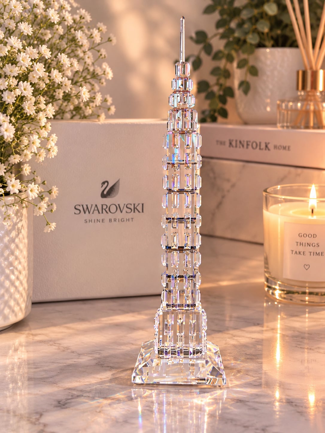 Swarovski Crystal Empire State Building Figurine Clear 1