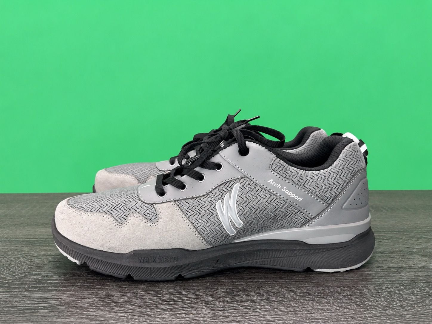 Walk Hero Walking Shoes Size 13 Wide Gray Orthopedic Arch Support 4