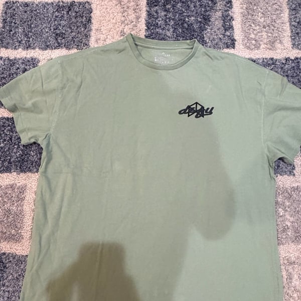 Rawgear T-Shirt Size M Green Cotton Graphic Tee