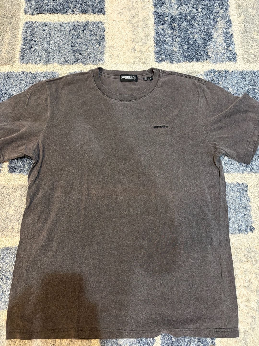 Superdry Vintage Washed T-Shirt Size M Black 2