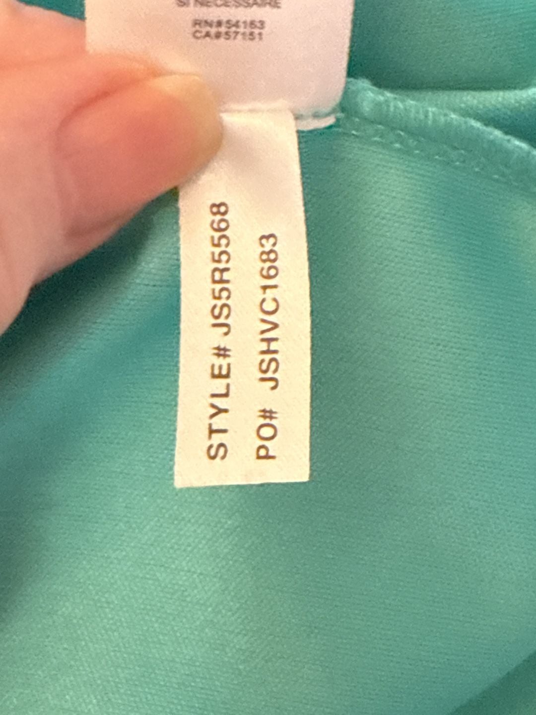 Jessica Simpson Halter Dress Size 6 Aqua Blue Metal Ring Neck Mini 10