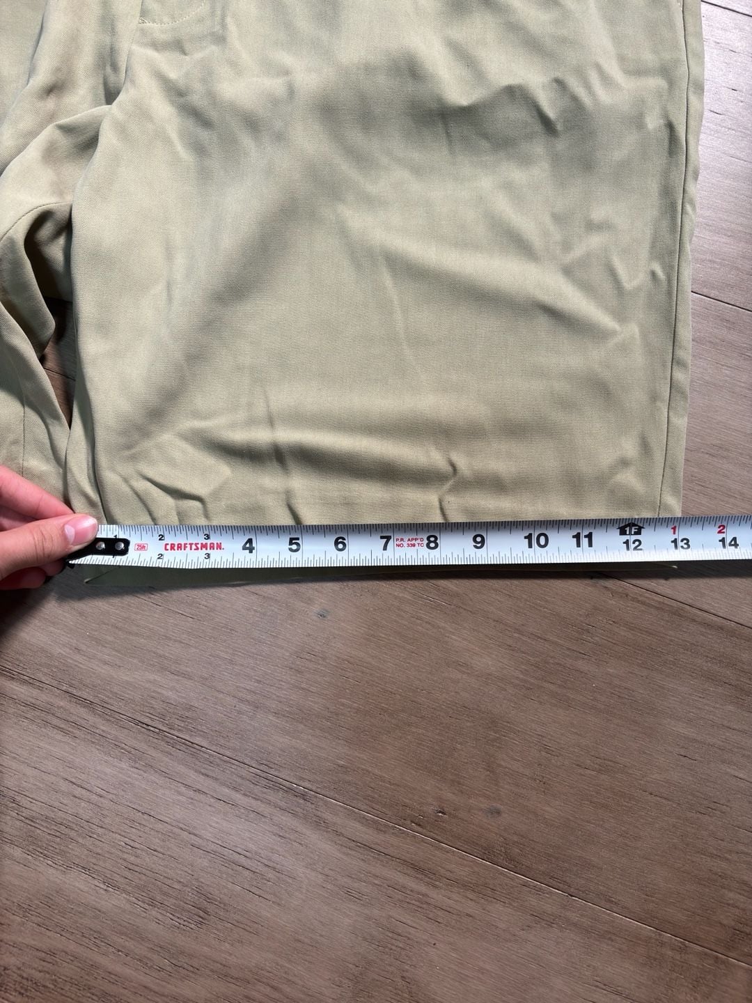 Tommy Bahama Tortola Flat Front Short Size 44 Khaki Silk 7