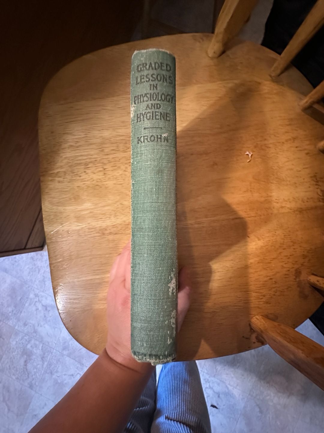Vintage 1911 Graded Lessons in Physiology and Hygiene Book Krohn Medical 2