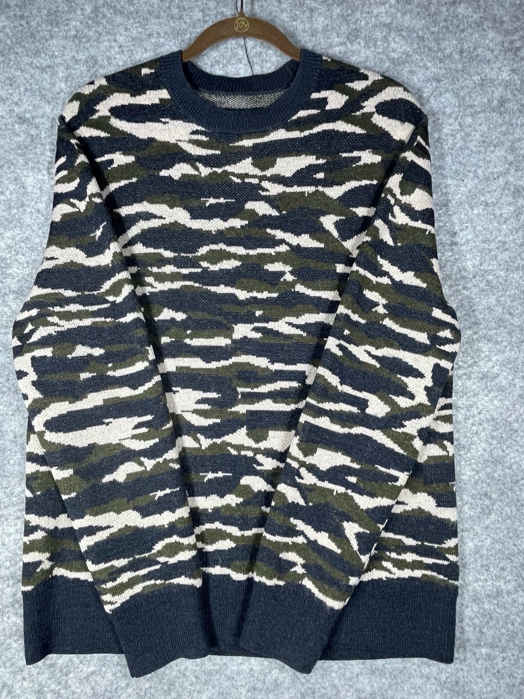 AllSaints Kamo Crewneck Jumper Wool Blend Size XS 2