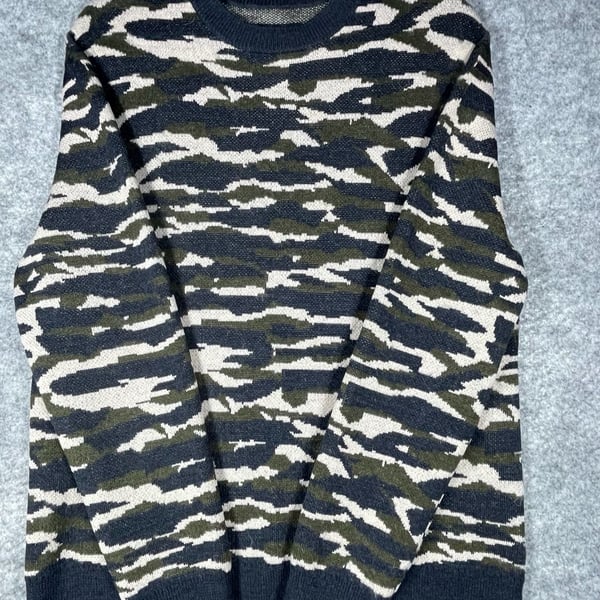 AllSaints Kamo Crewneck Jumper Wool Blend Size XS