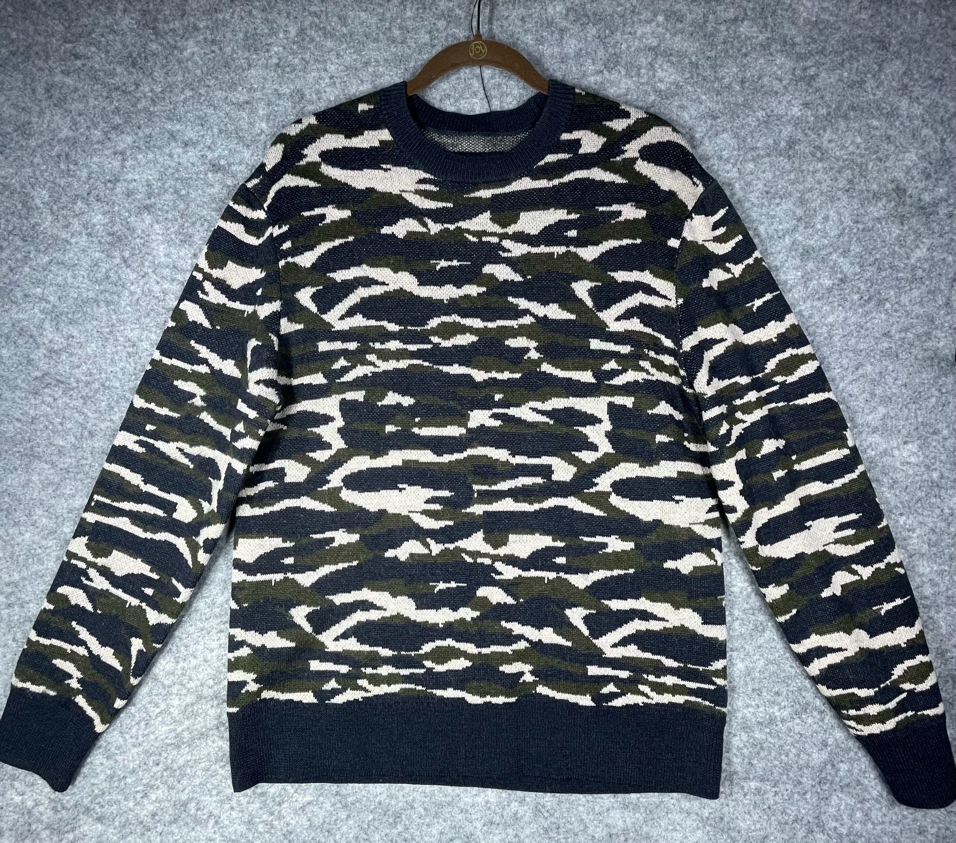 AllSaints Kamo Crewneck Jumper Wool Blend Size XS 3