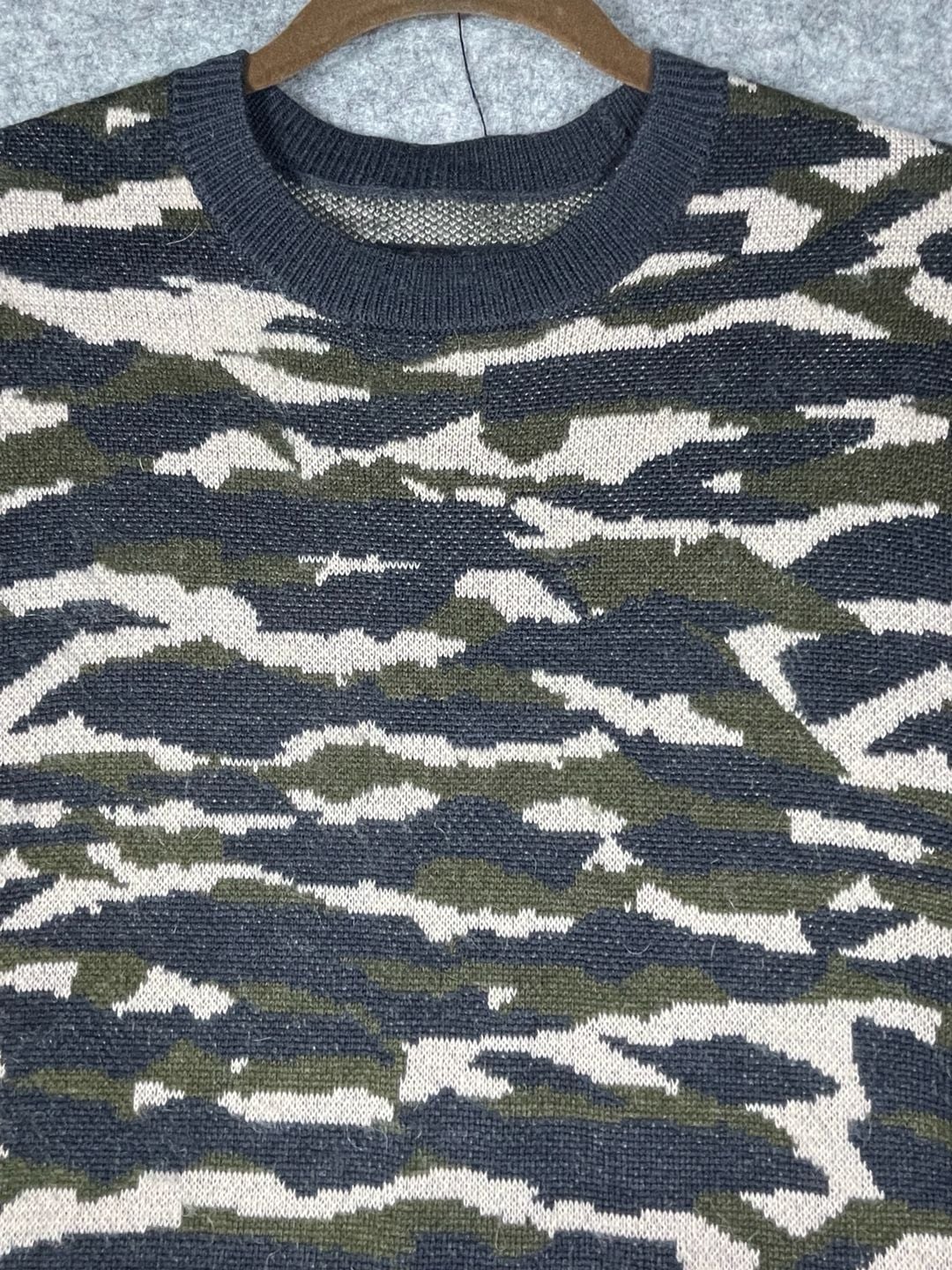 AllSaints Kamo Crewneck Jumper Wool Blend Size XS 5