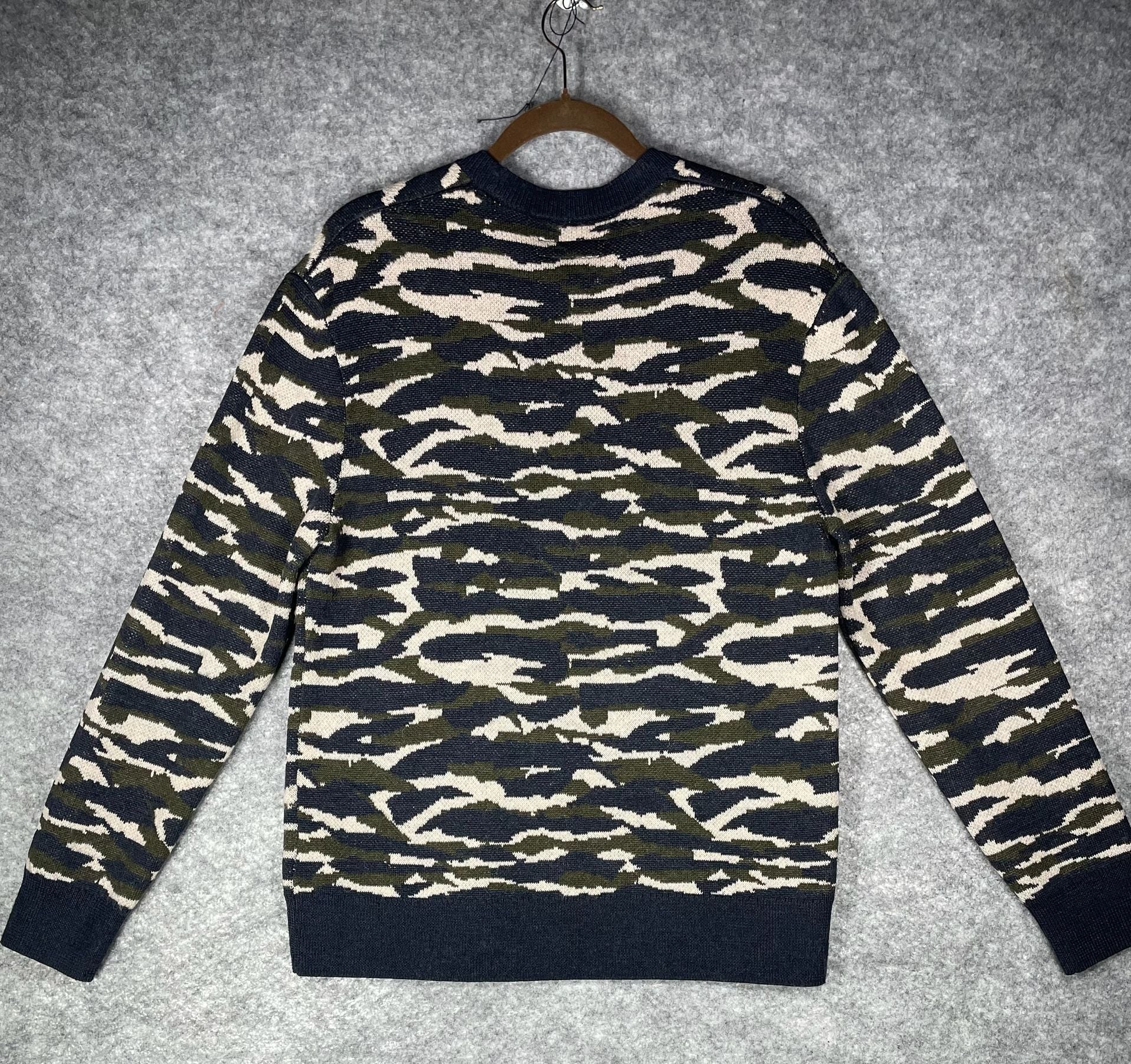 AllSaints Kamo Crewneck Jumper Wool Blend Size XS 7