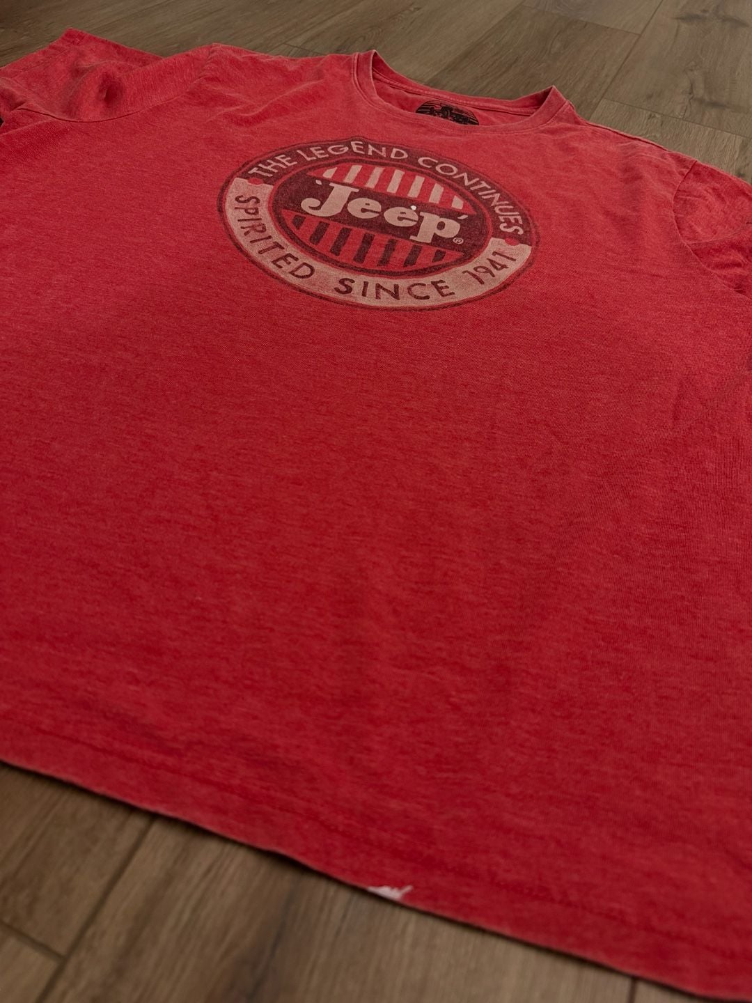 Jeep By Lucky Brand T-Shirt Size 2XL Red Graphic Tee 5
